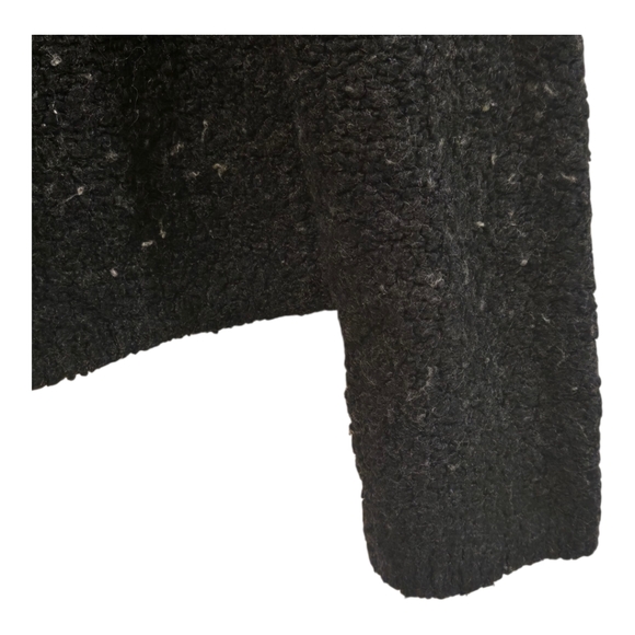 J. Crew Vintage Dark Gray Wool Blend Button Up Long Sleeve Cardigan Size Medium - Picture 4 of 7